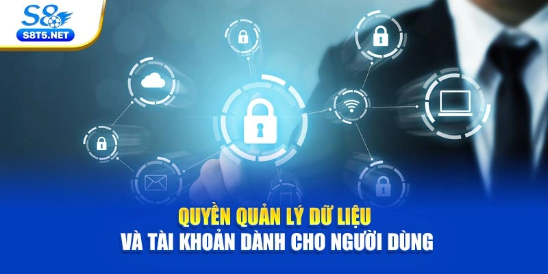 Quyền quản lý dữ liệu và tài khoản dành cho người dùng